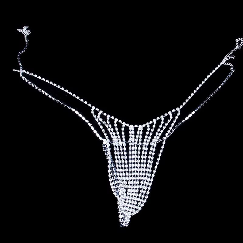 Rhinestone Bikini Suit