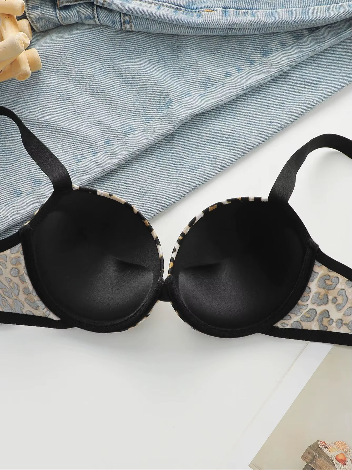 Sexy Leopard Bra with Thong Set