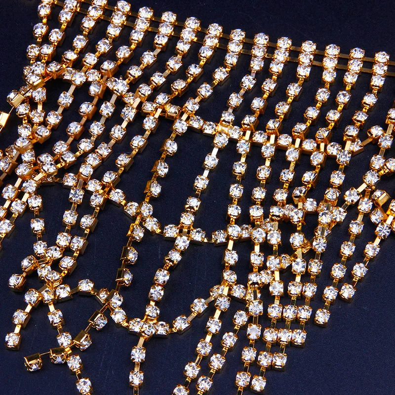 Stonefans Rhinestone Body Jewelry Underwear