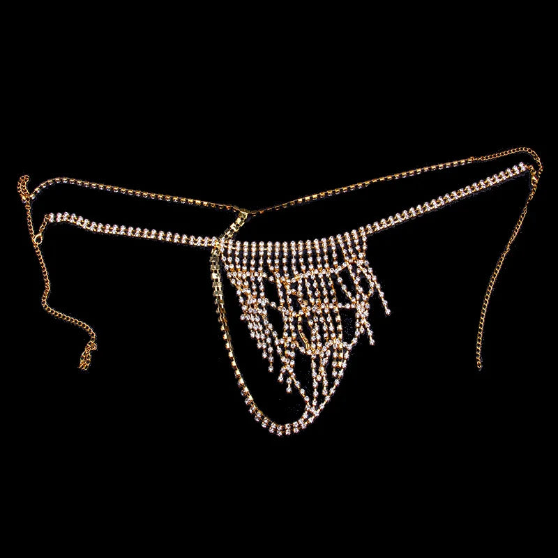 Stonefans Rhinestone Body Jewelry Underwear